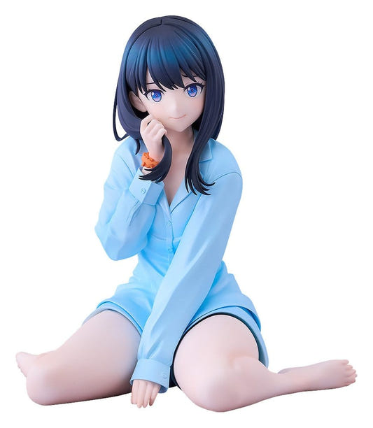 Good Smile Company Pop Up Parade Swacchao! Rikka Takarada Pajamas Ver. XL figure seated, white background