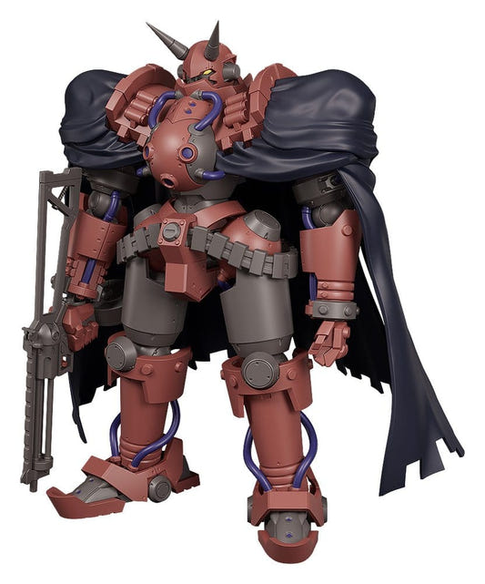 Good Smile Company Gun x Sword Moderoid Volkein plastic model kit, assembled with cloak, on white