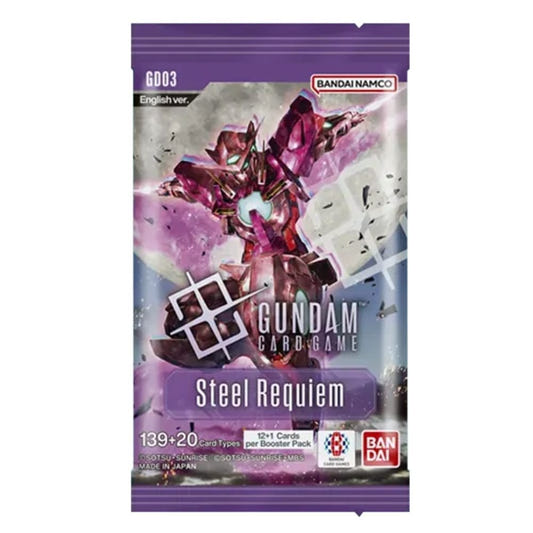 Gundam Card Game: Steel Requiem Booster Pack (GD03) booster pack