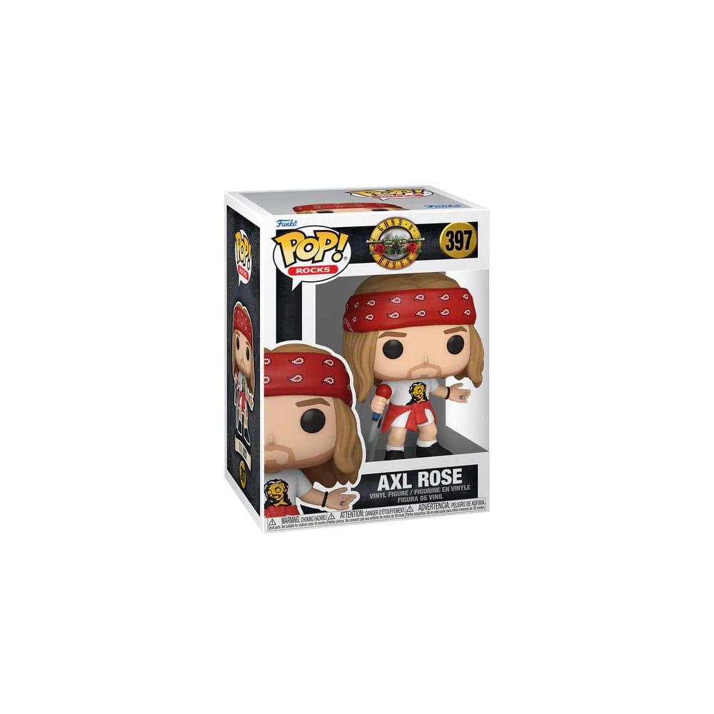 Guns N Roses POP! Rocks Vinyl Figures Axel Rose(1992) 9 cm – Sealed Case of 6 (with Chase chance)