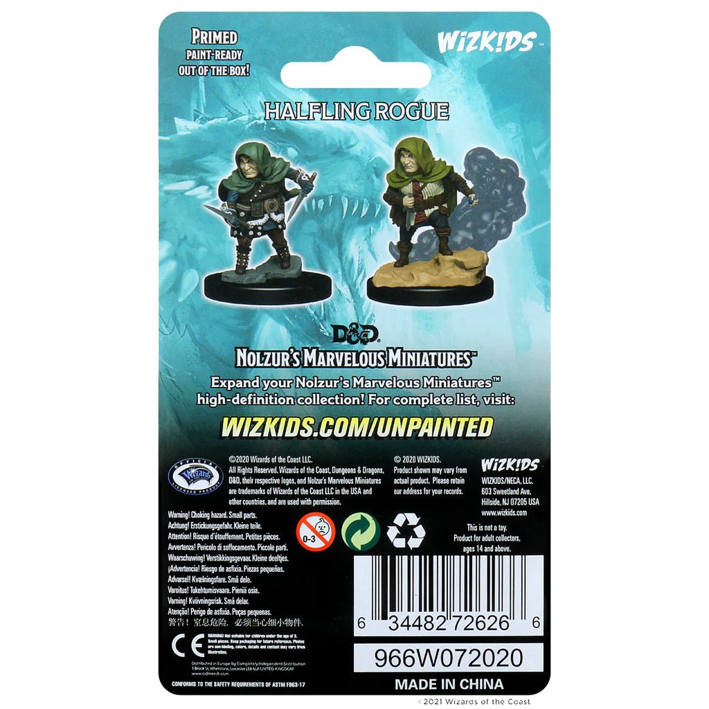 Halfling Male Rogue: D&D Nolzur's Marvelous Unpainted Miniatures (W1) 100D&D - Loaded Dice