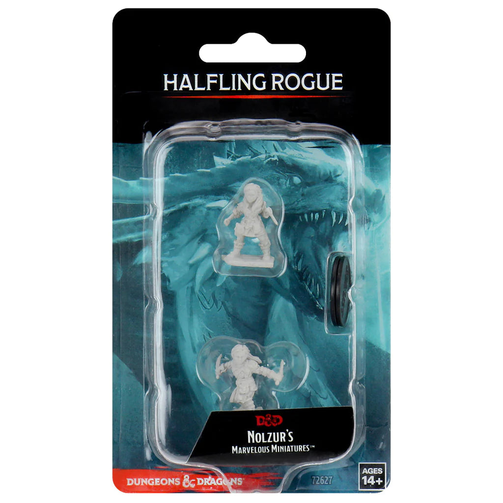 Halfling Female Rogue (PACK OF 2): D&D Nolzur's Marvelous Unpainted Miniatures (W1) 100D&D - Loaded Dice Barry Vale of Glamorgan CF64 3HD