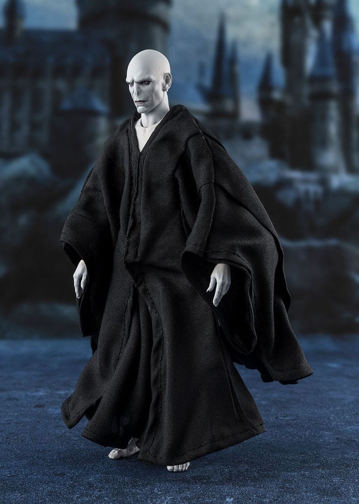 Lord Voldemort S.H.Figuarts figure standing front view in flowing black robes