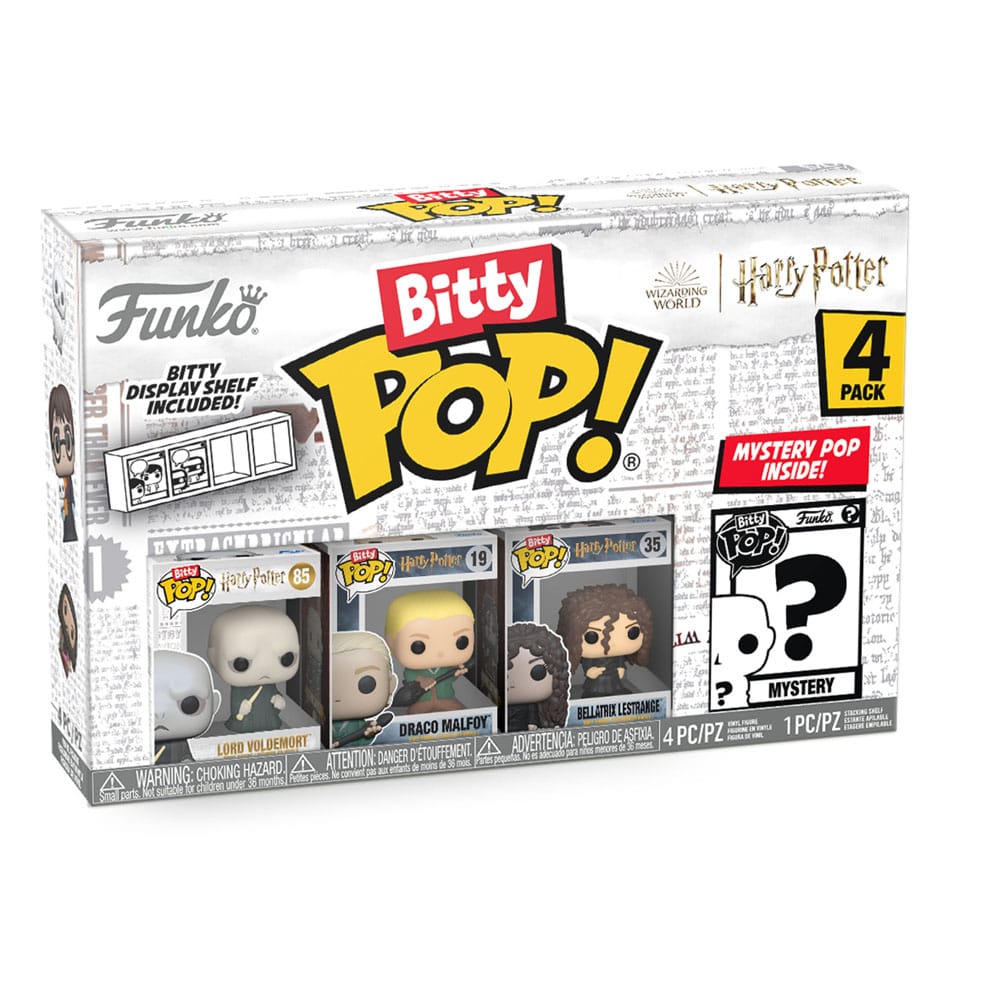 Funko Harry Potter Bitty Pop! Voldemort 4-pack in its box with mystery Pop! inside