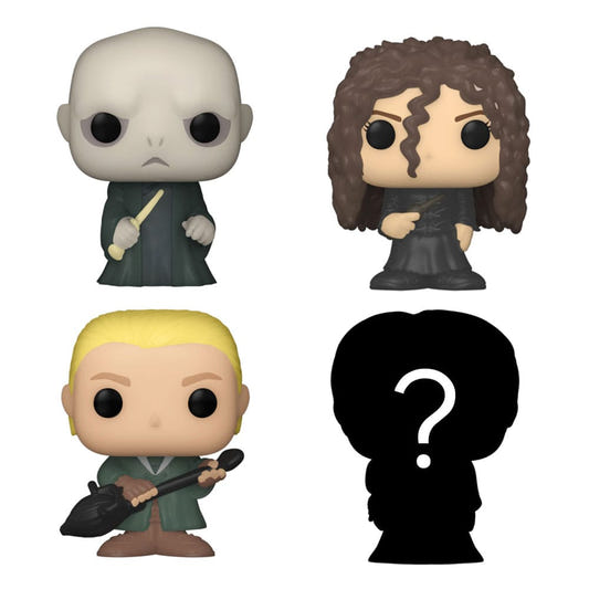 Harry Potter Bitty Pop! Voldemort 4-pack figures: Voldemort, Bellatrix, Draco and a mystery silhouette