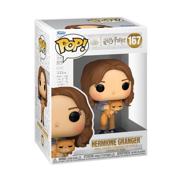 Funko Pop! & Buddy Harry Potter Hermione Granger with Crookshanks 167 in its window box