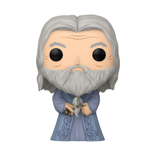 Harry Potter Albus Dumbledore Funko Pop! vinyl figure in blue robes holding Horcrux items