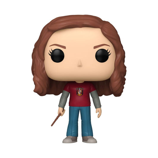 Harry Potter Hermione Granger Funko Pop! vinyl figure in a red jumper and jeans holding her wand