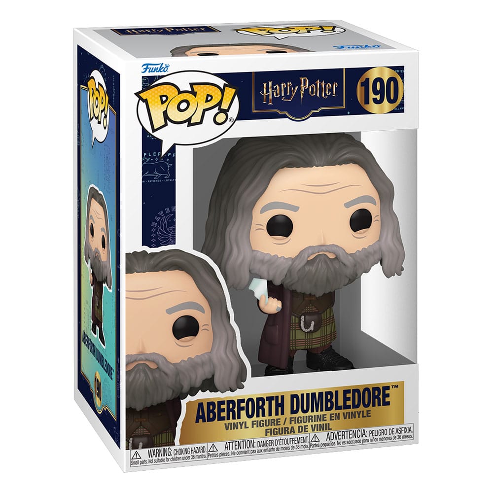 Harry Potter Aberforth Dumbledore Funko Pop! Movies vinyl figure in its window box, number 190