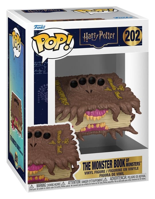 Funko Harry Potter POP! The Monster Book of Monsters vinyl figure in window box, number 202