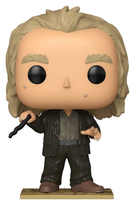 Funko Pop! Movies Peter Pettigrew vinyl figure from Harry Potter holding a wand