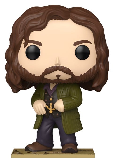 Funko Pop! Movies Sirius Black vinyl figure from Harry Potter in a green coat, front view