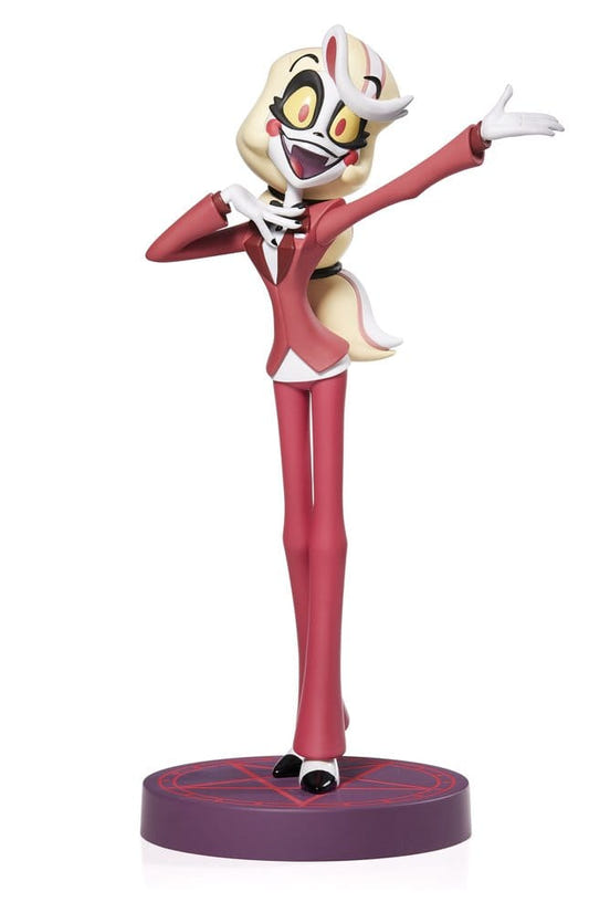 Hazbin Hotel Charlie Morningstar PVC statue by Numskull with arm raised, front view