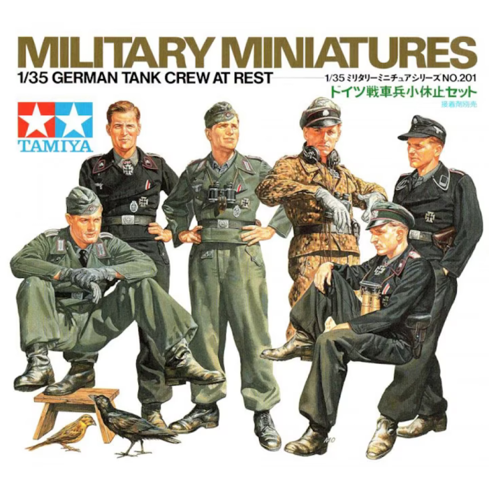 Tamiya 1:35 German Tank Crew At Rest - 35201 - Loaded Dice
