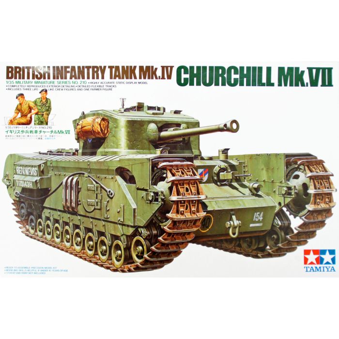 Tamiya 35210 1:35 British Churchill VII - Loaded Dice Barry Vale of Glamorgan CF64 3HD
