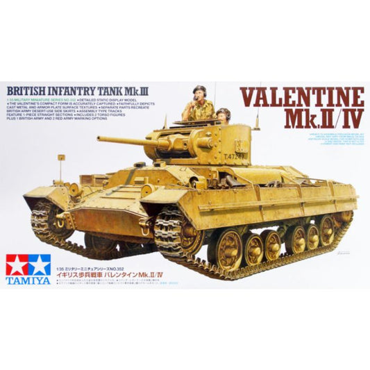 Tamiya 1:35 Valentine Mk.II/IV - 35352 - Loaded Dice