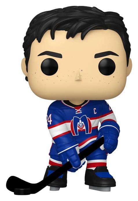 Funko Pop! TV Shane Hollander vinyl figure from Heated Rivalry in blue hockey kit with stick