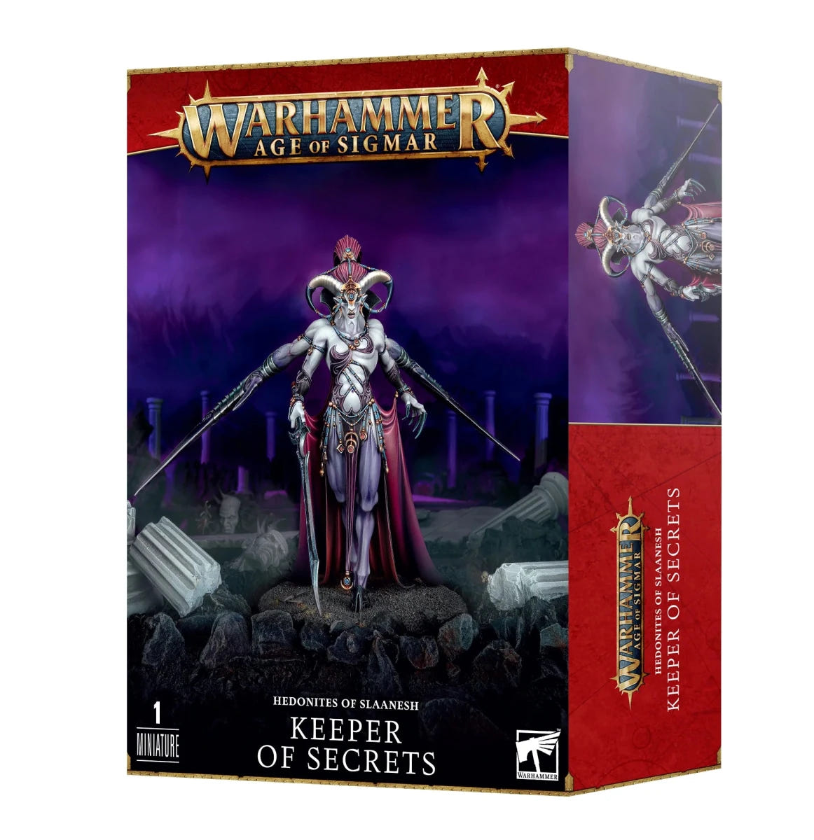 Games Workshop Age of Sigmar Hedonites of Slaanesh Keeper of Secrets box front