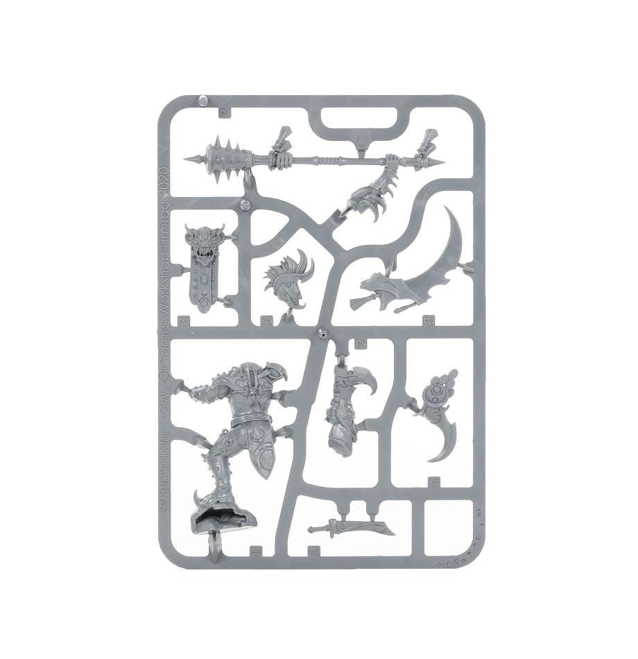 Hedonites of Slaanesh Lord of Pain unpainted plastic sprue, frame 1 of 1