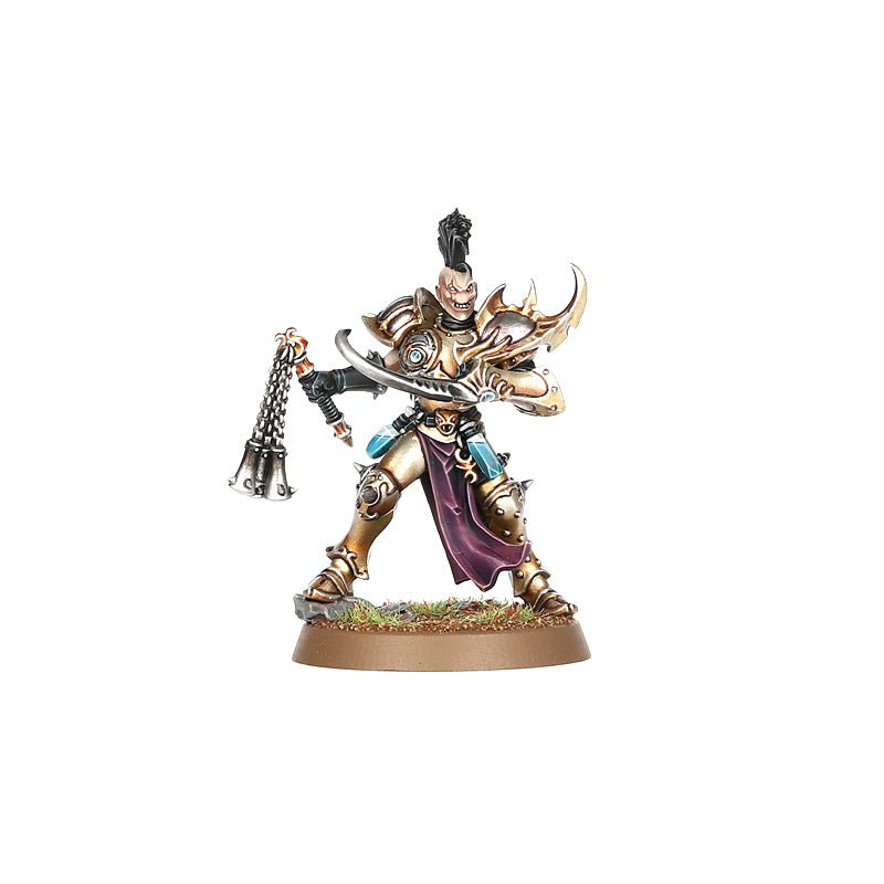 Hedonites of Slaanesh: Myrmidesh Painbringers painted miniature - Loaded Dice