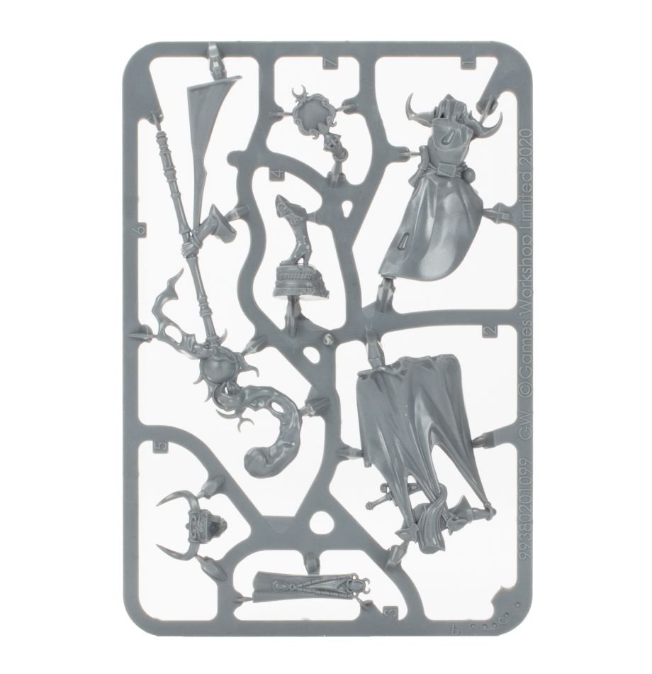 Hedonites of Slaanesh: Shardspeaker of Slaanesh sprue contents - Loaded Dice