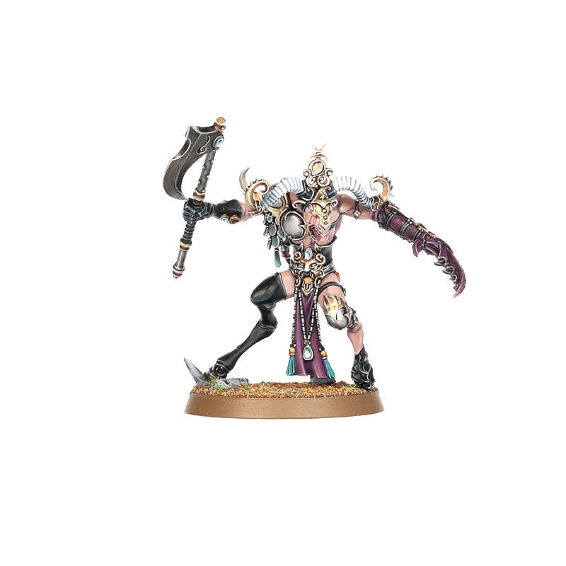 Hedonites of Slaanesh: Slaangor Fiendbloods painted miniature - Loaded Dice
