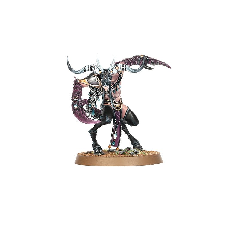 Hedonites of Slaanesh: Slaangor Fiendbloods painted miniature - Loaded Dice