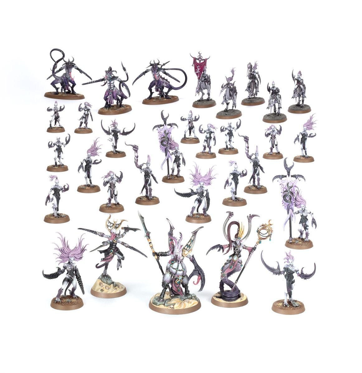 Warhammer Age of Sigmar Hedonites of Slaanesh Spearhead: Epicurean Revellers miniatures kit — product image 21