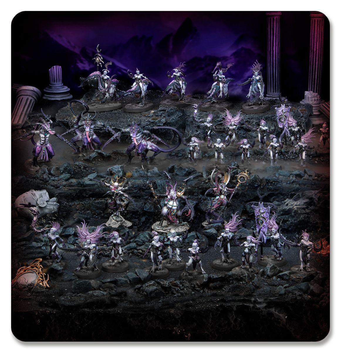 Hedonites of Slaanesh: Spearhead – Epicurean Revellers