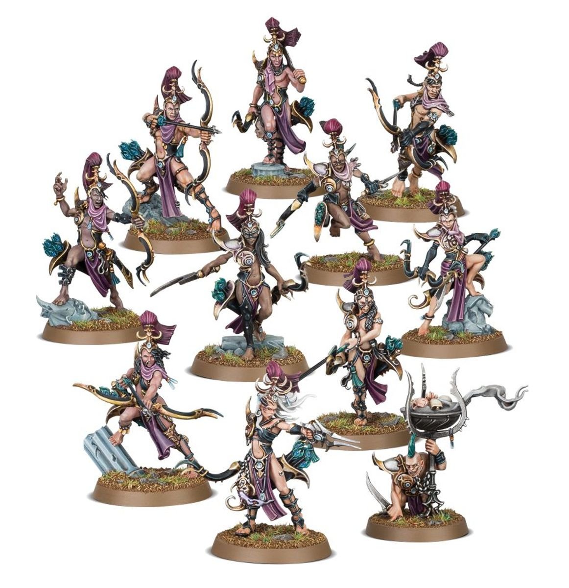 Warhammer Age of Sigmar Hedonites of Slaanesh: The Decadent Host miniatures kit — product image 30