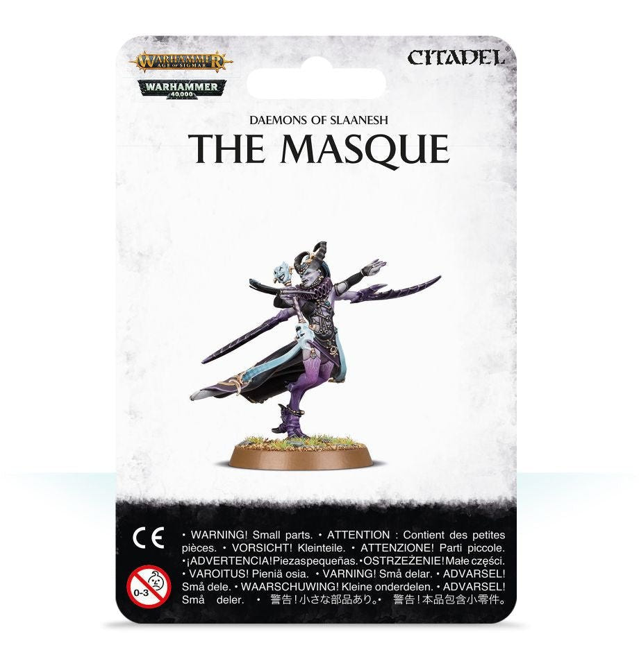 Games Workshop Daemons of Slaanesh The Masque Citadel miniature in blister pack