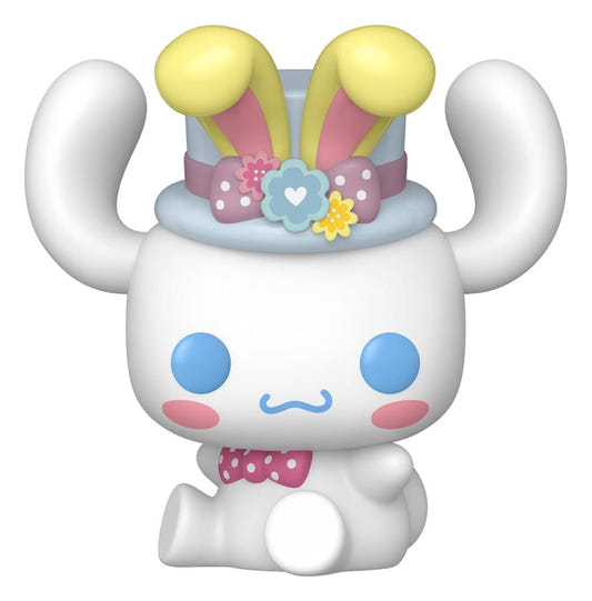 Hello Kitty and Friends Spring Cinnamoroll Funko Pop! Animation vinyl figure in an Easter bunny-ear hat