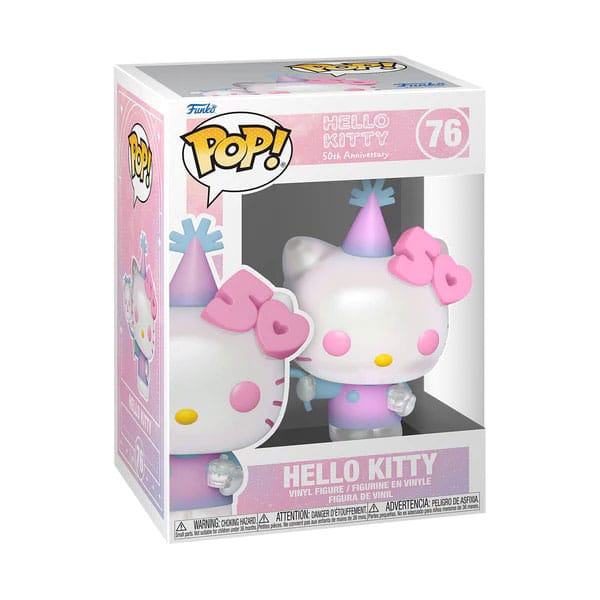 Funko Pop! Sanrio Hello Kitty 50th anniversary with balloons figure 76 in its window box