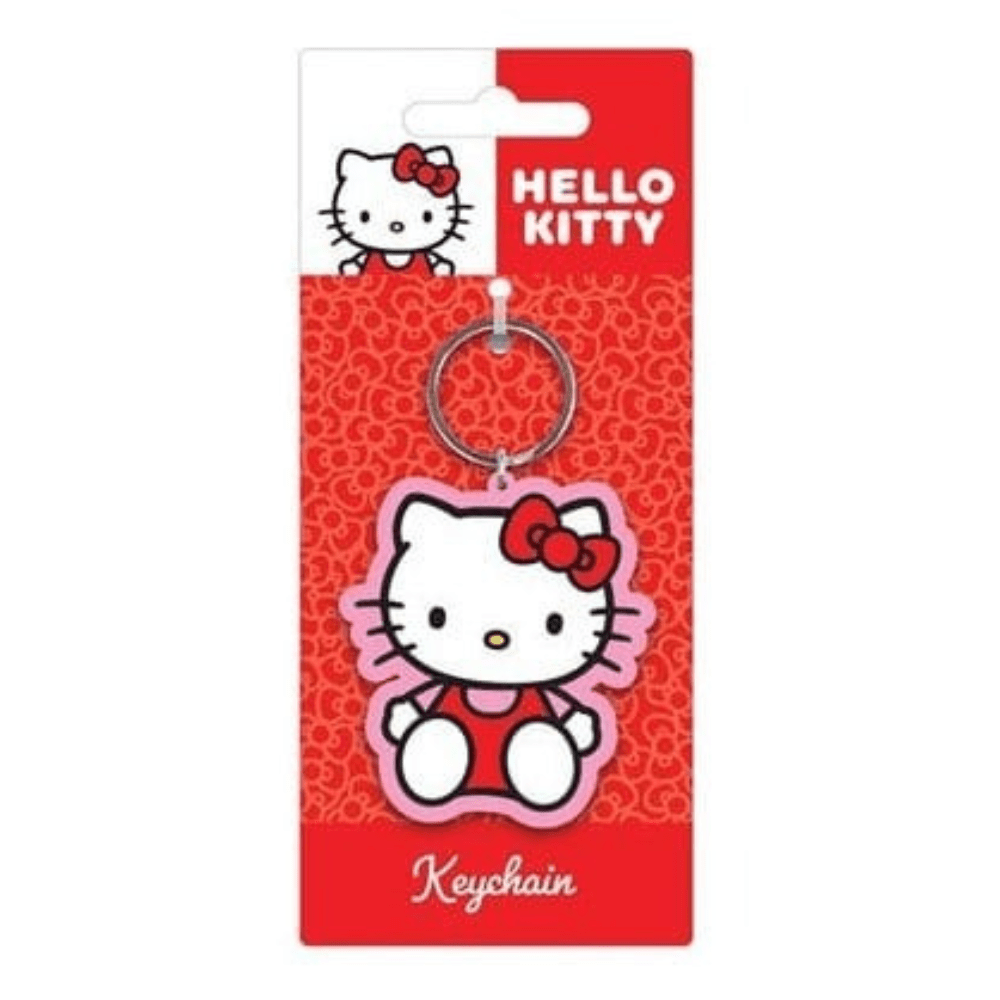 Hello Kitty PVC Keychain Pose