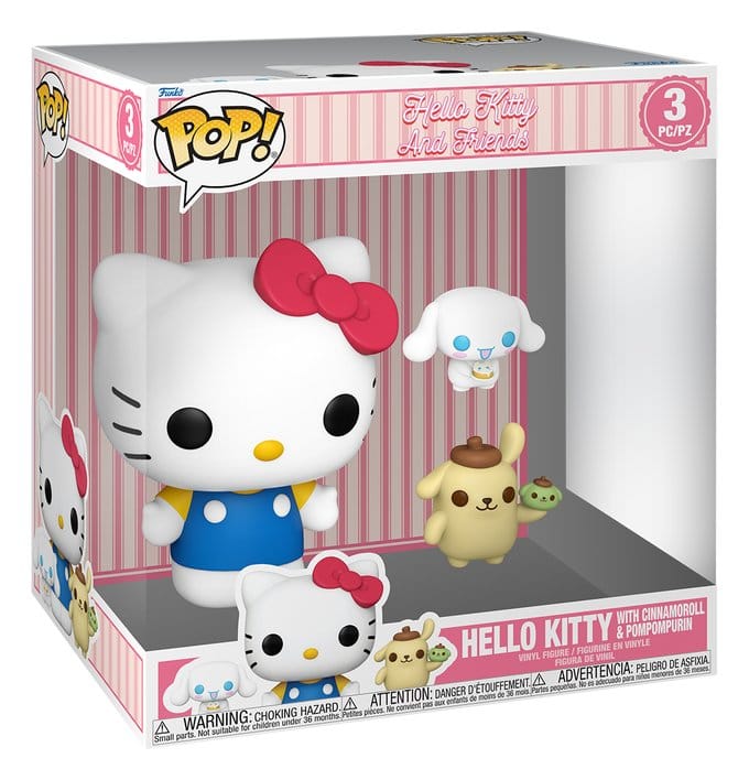 Funko Hello Kitty Super Sized Jumbo POP! 3-pack box with Cinnamoroll and Pompompurin