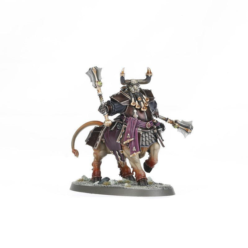Helsmiths of Hashut: Bull Centaurs painted miniature - Loaded Dice