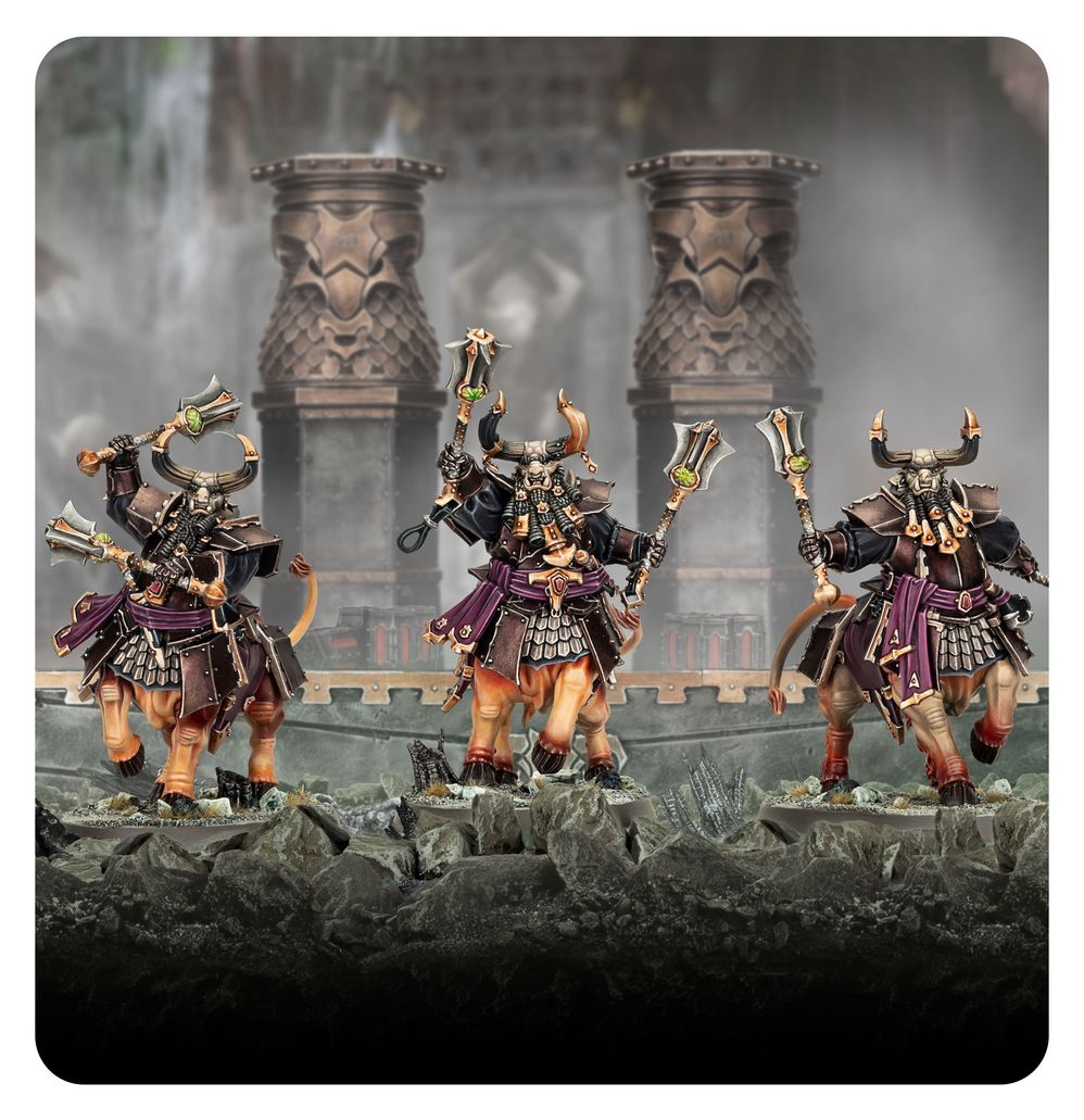 Helsmiths of Hashut: Bull Centaurs - Loaded Dice