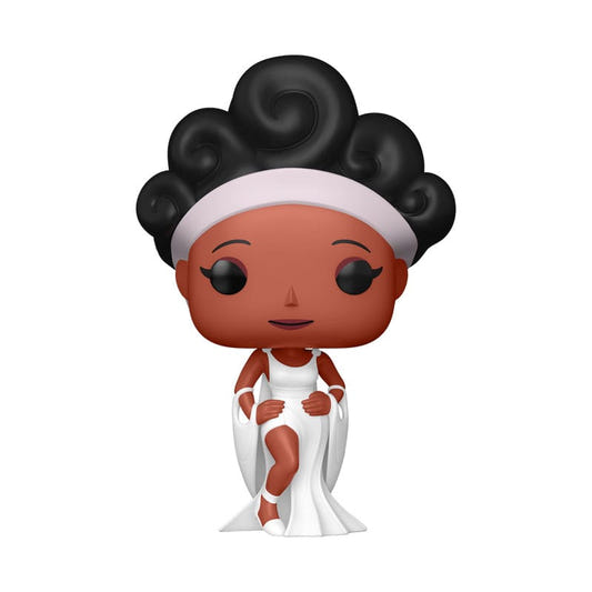 Funko Pop! Disney Hercules Calliope the Muse vinyl figure in a white gown, front view out of the box