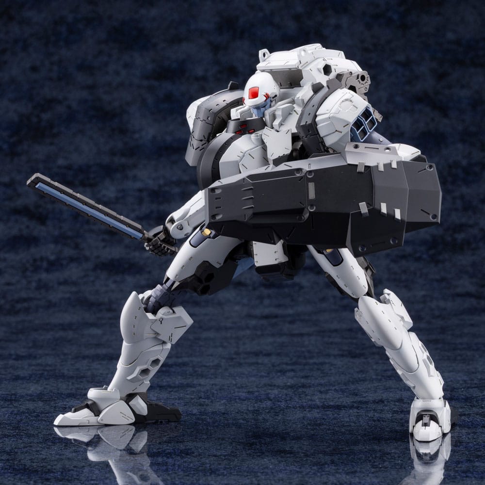 Bulkarm Osteon kit holding shield forward with baton in hand