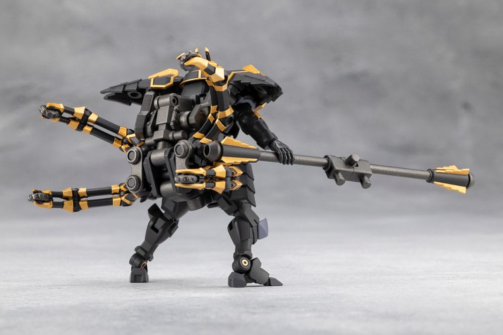 Para-Pawn Enclosure kit in a wide stance thrusting the mace sideways