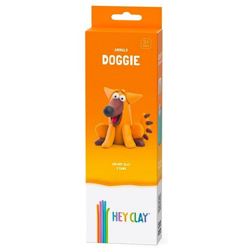 Hey Clay Claymates Animals Doggie kit box with an orange clay dog on the front