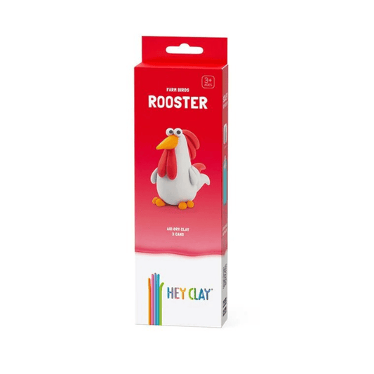 Hey Clay Claymates Animals - Rooster (3 Cans) - Loaded Dice