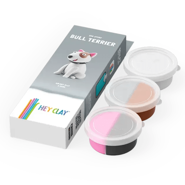 Hey Clay Dog Story - Bull Terrier (3 Cans) - Loaded Dice