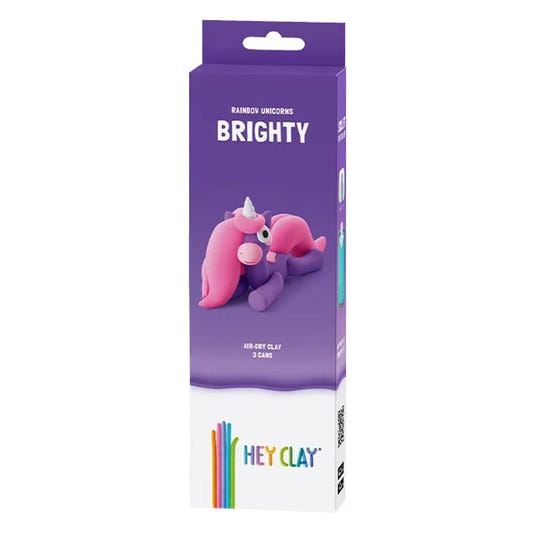 HEY CLAY Unicorn Claymates Brighty (3 Cans) - Loaded Dice
