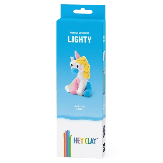 HEY CLAY Unicorn Claymates Lighty (3 Cans) - Loaded Dice
