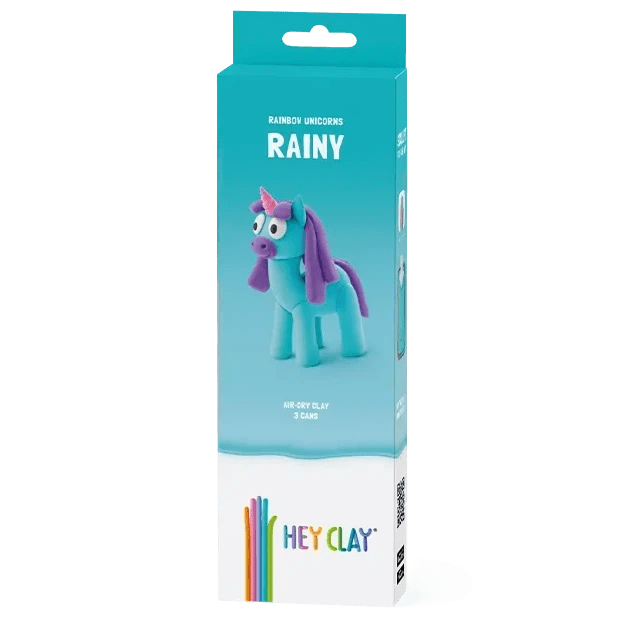 HEY CLAY Unicorn Claymates Rainy (3 Cans) - Loaded Dice