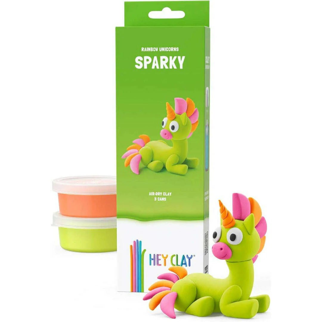 HEY CLAY Unicorn Claymates Sparky (3 Cans) - Loaded Dice