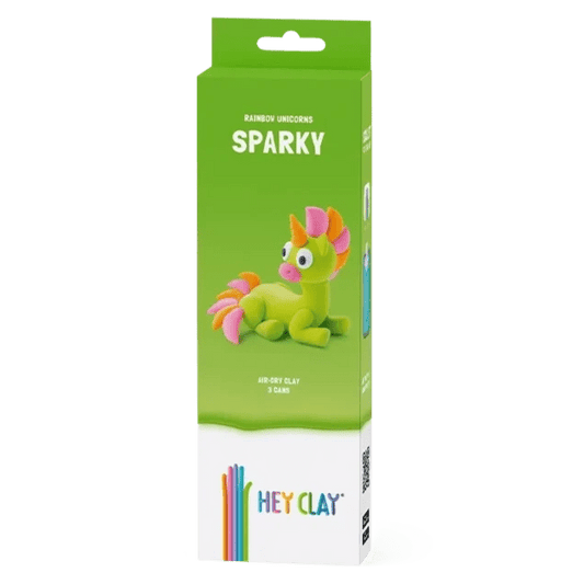 HEY CLAY Unicorn Claymates Sparky (3 Cans) - Loaded Dice