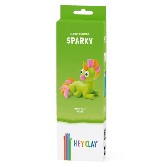 HEY CLAY Unicorn Claymates Sparky (3 Cans) - Loaded Dice