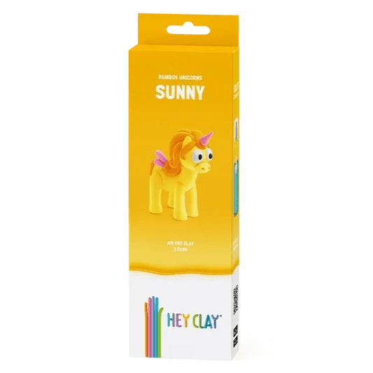 HEY CLAY Unicorn Claymates Sunny (3 Cans) - Loaded Dice